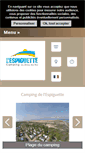 Mobile Screenshot of camping-espiguette.com